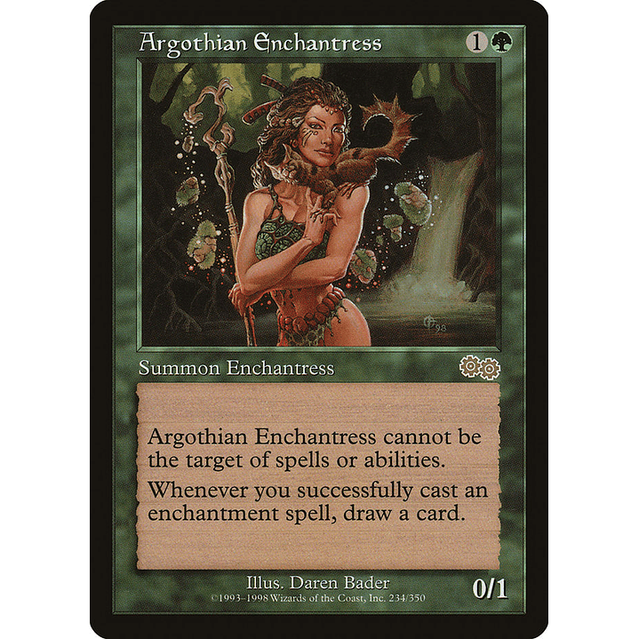 Argothian Enchantress (Retro Frame) | Español | HP | USG 1