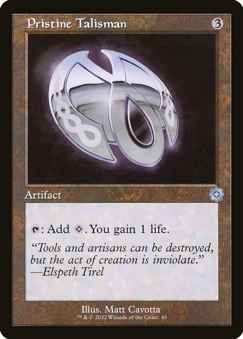 Pristine Talisman (Retro Frame foil) | Inglés | NM | BRR 1