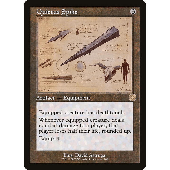 Quietus Spike (Retro Frame) | Inglés | NM | BRR 1