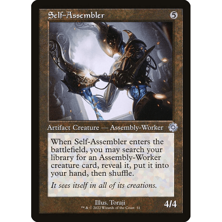 Self-Assembler (Retro Frame) | Inglés | NM | BRR 1
