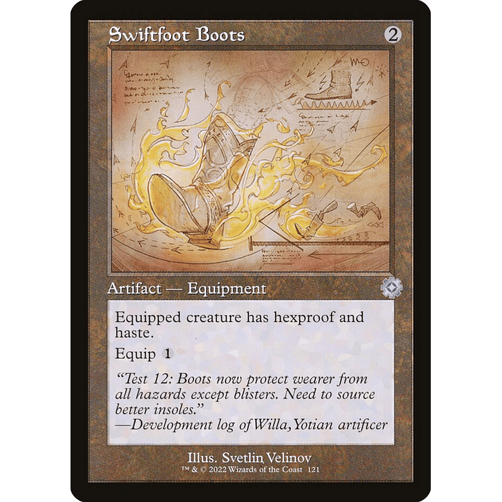 Swiftfoot Boots (Retro Frame foil) | Inglés | NM | BRR 1