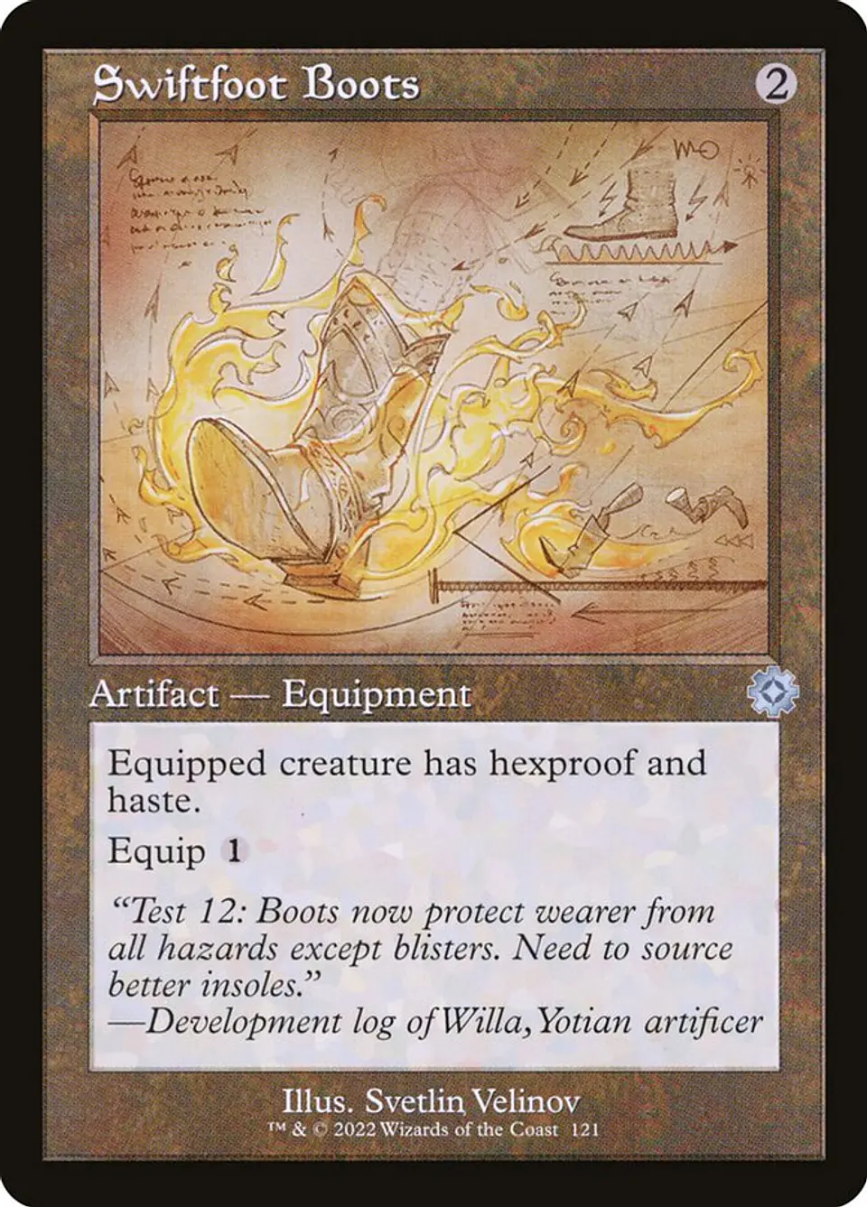 Swiftfoot Boots (Retro Frame foil) | Inglés | NM | BRR 1