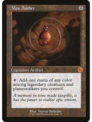Mox Amber (Retro Frame) | Inglés | NM | BRR