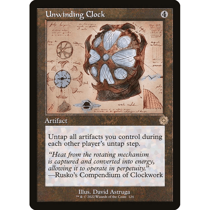 Unwinding Clock (Retro Frame) | Inglés | NM | BRR 1