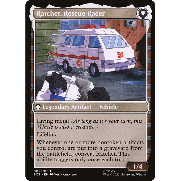 Ratchet, Field Medic // Ratchet, Rescue Racer | Inglés | NM | BOT 2