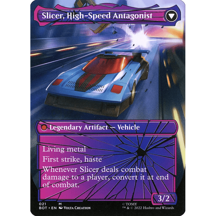 Slicer, Hired Muscle // Slicer, High-Speed Antagonist (Borderless) | Inglés | NM | BOT 2