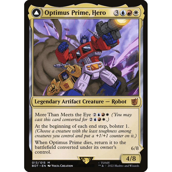 Optimus Prime, Hero // Optimus Prime, Autobot Leader (foil) | Inglés | NM | BOT 1