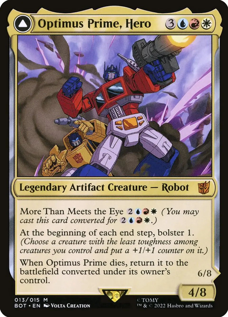Optimus Prime, Hero // Optimus Prime, Autobot Leader (foil) | Inglés | NM | BOT 1