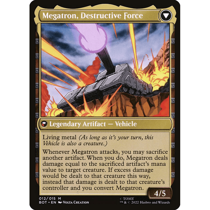 Megatron, Tyrant // Megatron, Destructive Force | Inglés | NM | BOT 2