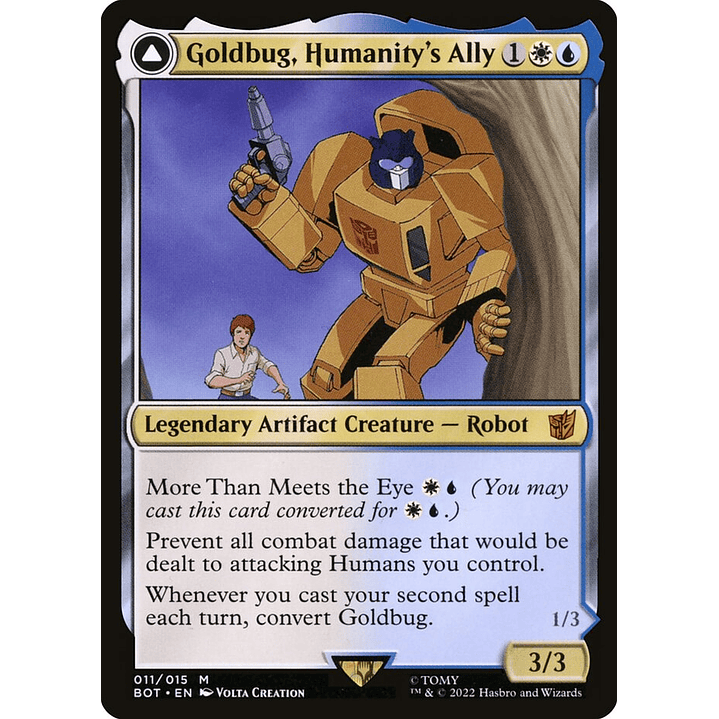 Goldbug, Humanity's Ally // Goldbug, Scrappy Scout | Inglés | NM | BOT 1