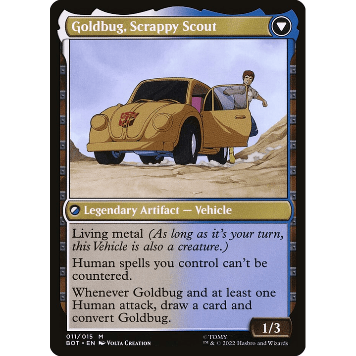 Goldbug, Humanity's Ally // Goldbug, Scrappy Scout | Inglés | NM | BOT 2