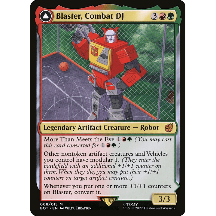 Blaster, Combat DJ // Blaster, Morale Booster | Inglés | NM | BOT 1