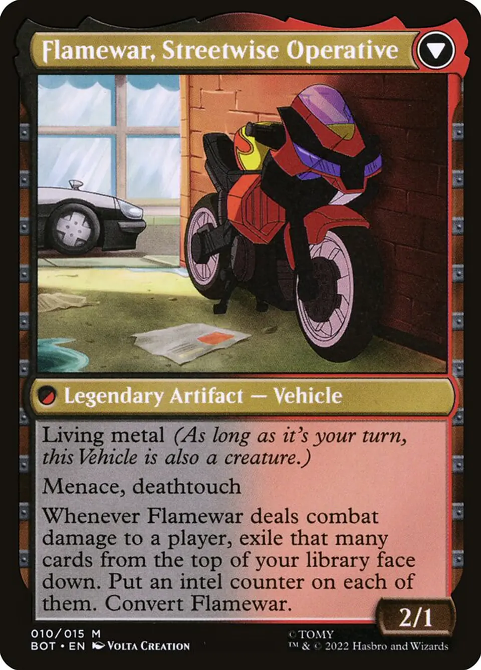 Flamewar, Brash Veteran // Flamewar, Streetwise Operative | Inglés | NM | BOT 2