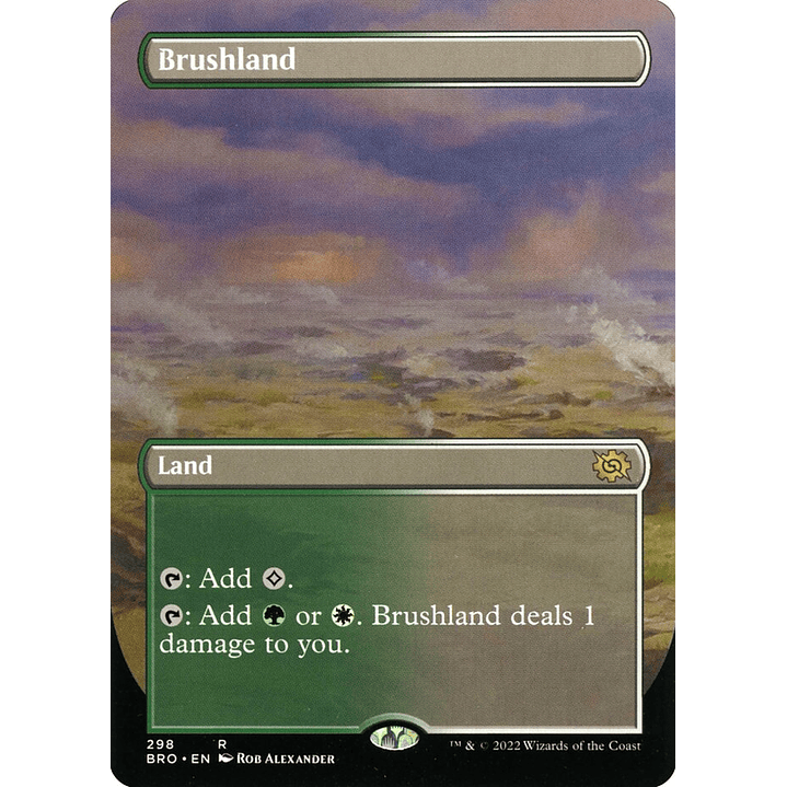 Brushland (Borderless foil) | Inglés | NM | BRO 1