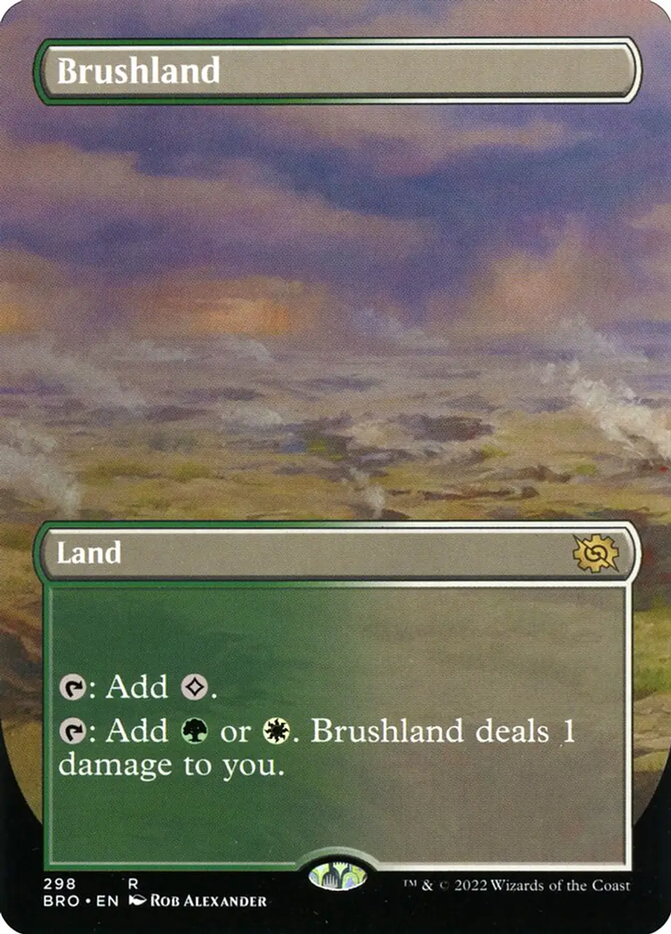 Brushland (Borderless foil) | Inglés | NM | BRO 1