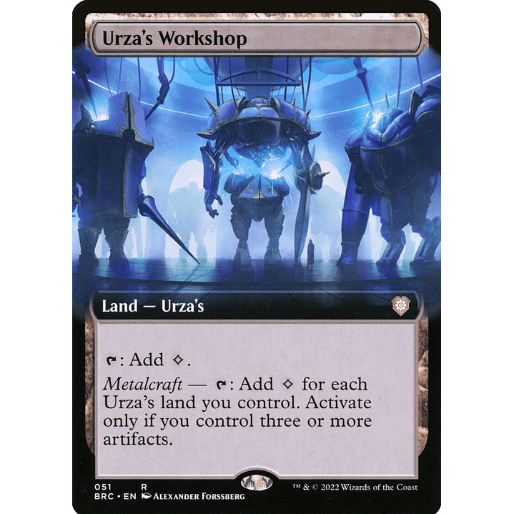 Urza's Workshop (Extended Art) | Inglés | NM | BRC 1