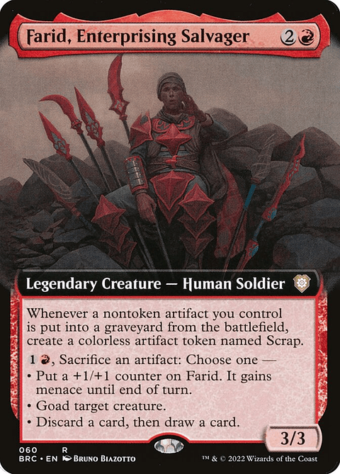Farid, Enterprising Salvager (Extended Art) | Inglés | NM | BRC