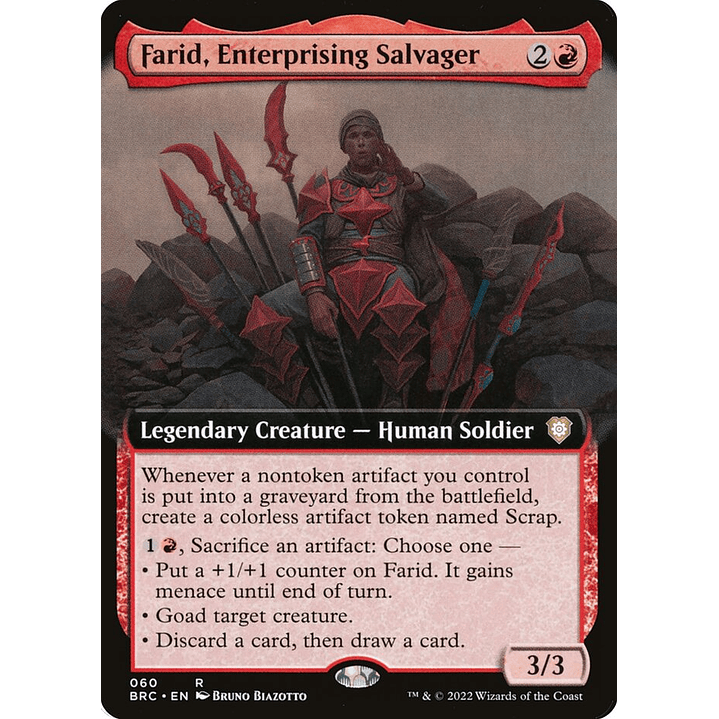 Farid, Enterprising Salvager (Extended Art) | Inglés | NM | BRC 1
