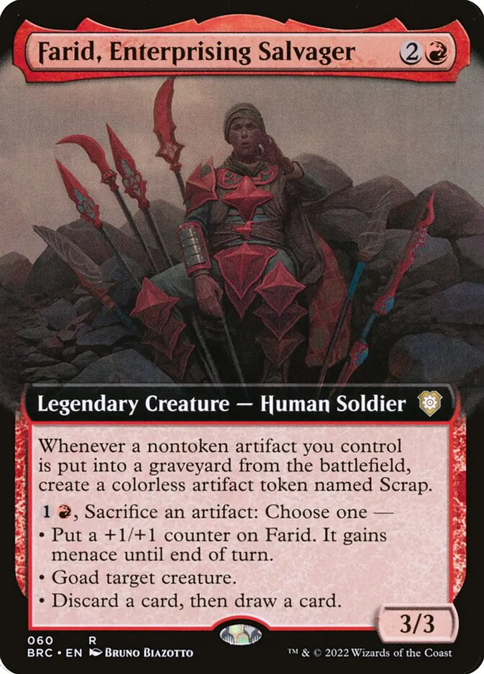 Farid, Enterprising Salvager (Extended Art) | Inglés | NM | BRC 1