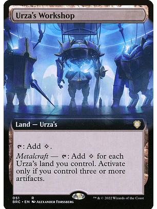 Urza's Workshop (Extended Art foil) | Inglés | NM | BRC