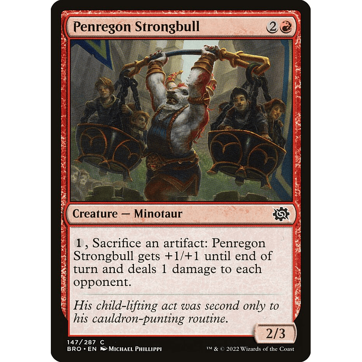 Penregon Strongbull (foil) | Inglés | NM | BRO 1