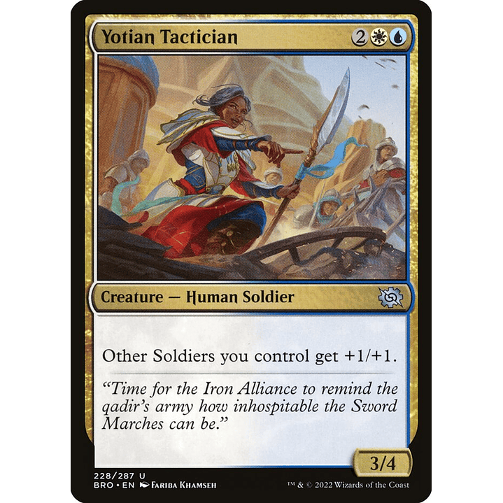 Yotian Tactician (foil) | Inglés | NM | BRO 1