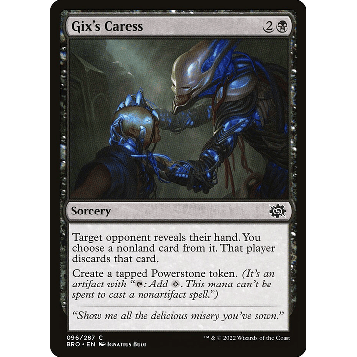 Gix's Caress (foil) | Inglés | NM | BRO 1