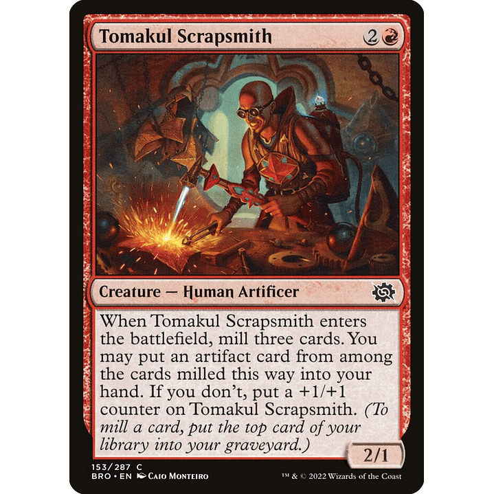 Tomakul Scrapsmith (foil) | Inglés | NM | BRO 1