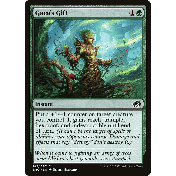 Gaea's Gift (foil) | Inglés | NM | BRO 1