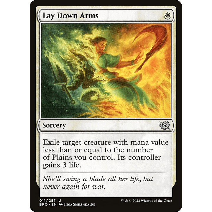 Lay Down Arms (foil) | Inglés | NM | BRO 1