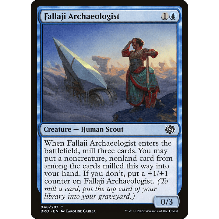 Fallaji Archaeologist (foil) | Inglés | NM | BRO 1