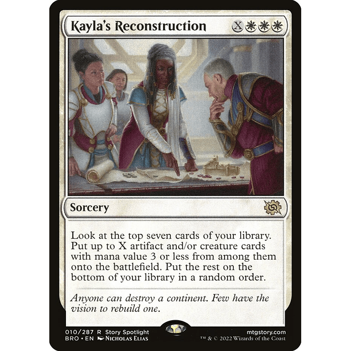 Kayla's Reconstruction (foil) | Inglés | NM | BRO 1