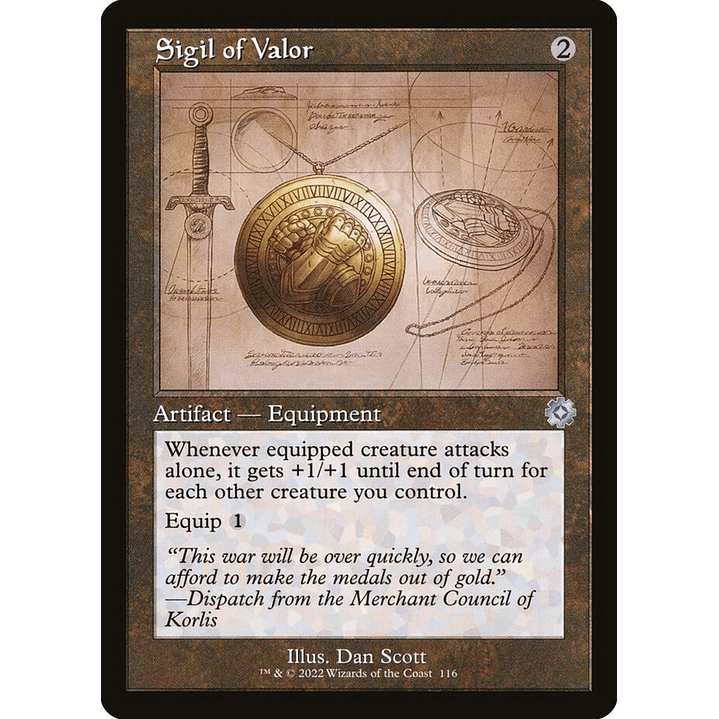 Sigil of Valor (Retro Frame) | Inglés | NM | BRR 1
