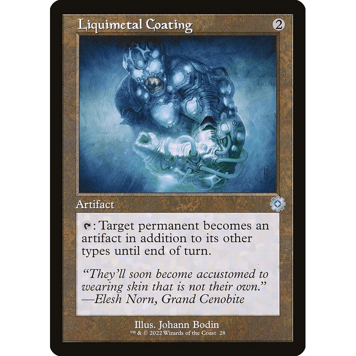 Liquimetal Coating (Retro Frame) | Inglés | NM | BRR 1