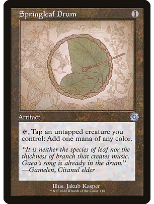 Springleaf Drum (Retro Frame foil) | Inglés | NM | BRR