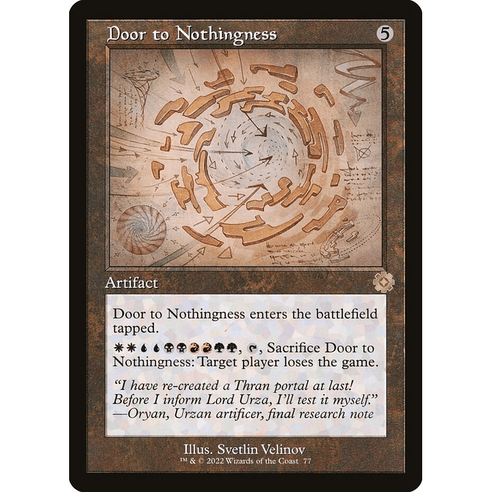 Door to Nothingness (Retro Frame foil) | Inglés | NM | BRR 1