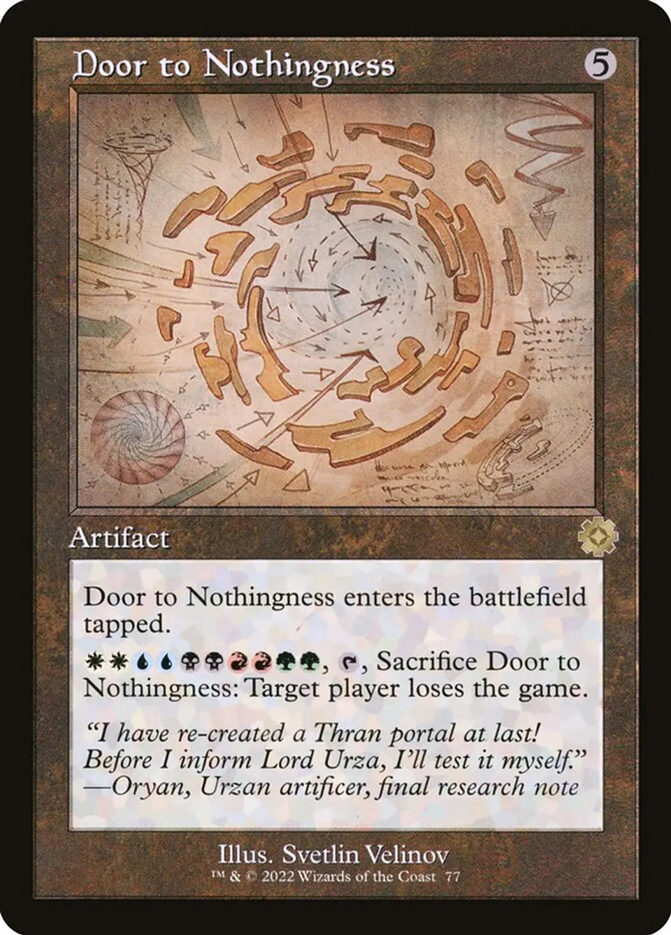 Door to Nothingness (Retro Frame foil) | Inglés | NM | BRR 1