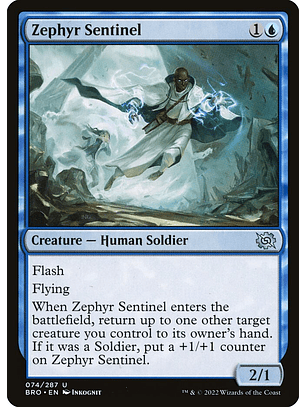 Zephyr Sentinel (foil) | Inglés | NM | BRO