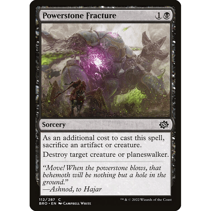 Powerstone Fracture (foil) | Inglés | NM | BRO 1
