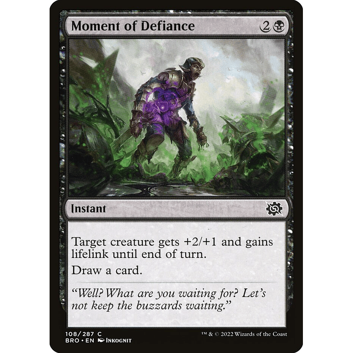 Moment of Defiance (foil) | Inglés | NM | BRO 1