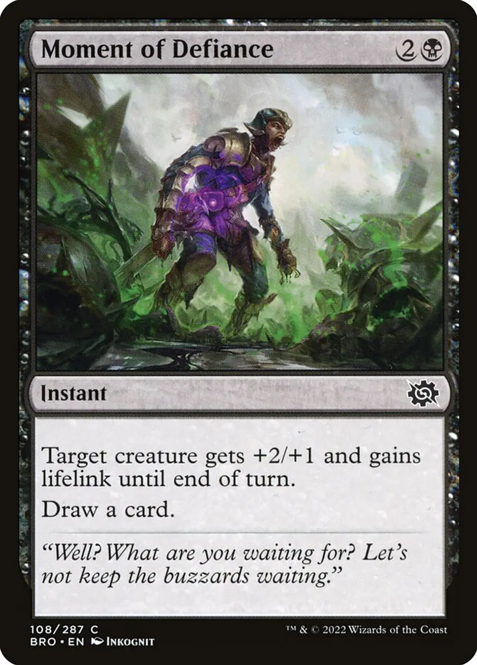 Moment of Defiance (foil) | Inglés | NM | BRO 1