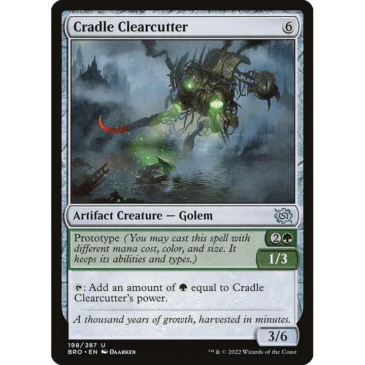 Cradle Clearcutter (foil) | Inglés | NM | BRO 1