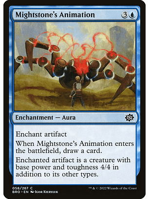 Mightstone's Animation (foil) | Inglés | NM | BRO