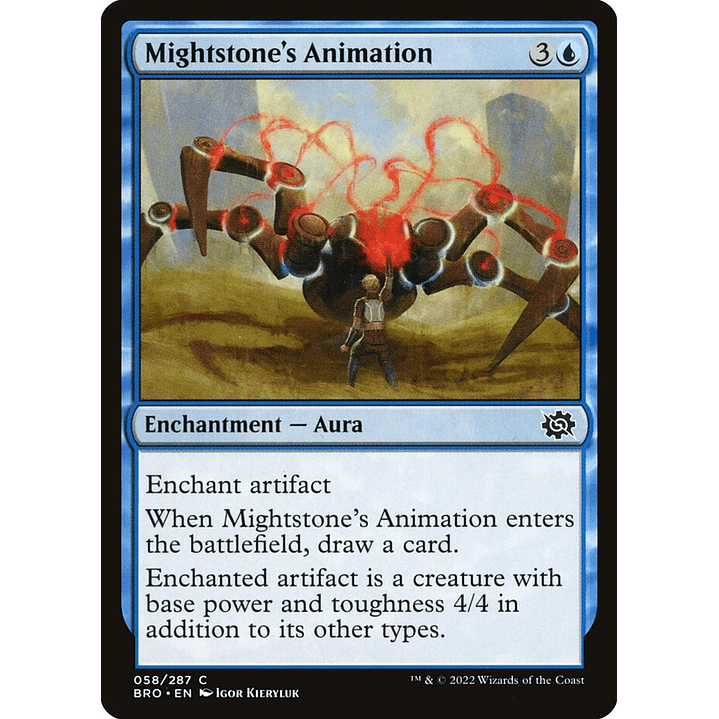Mightstone's Animation (foil) | Inglés | NM | BRO 1