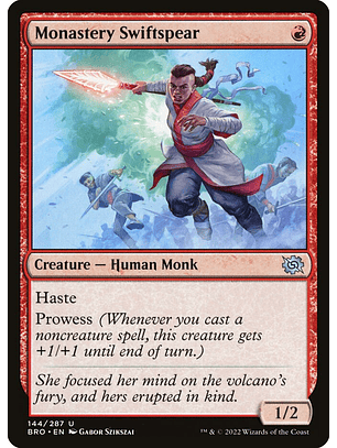 Monastery Swiftspear (foil) | Inglés | NM | BRO