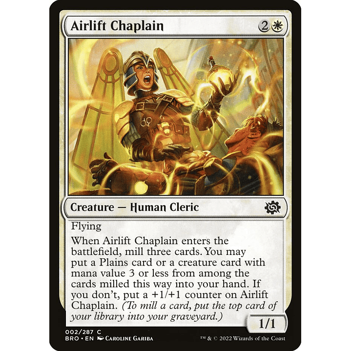 Airlift Chaplain (foil) | Inglés | NM | BRO 1