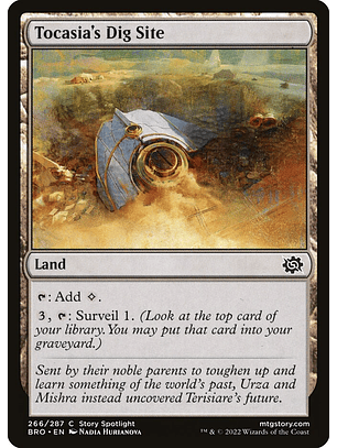Tocasia's Dig Site (foil) | Inglés | NM | BRO