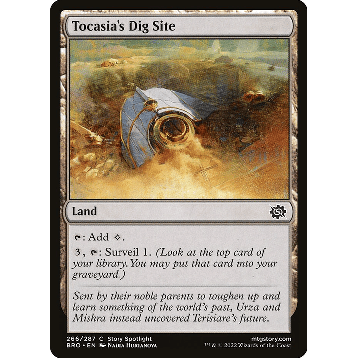 Tocasia's Dig Site (foil) | Inglés | NM | BRO 1