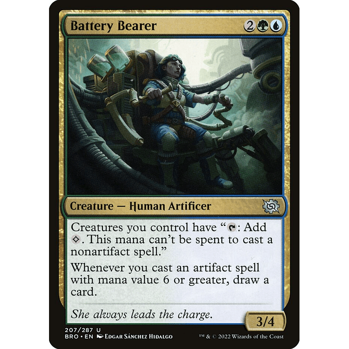 Battery Bearer (foil) | Inglés | NM | BRO 1