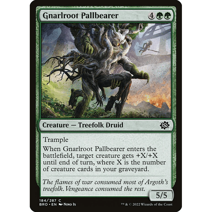 Gnarlroot Pallbearer (foil) | Inglés | NM | BRO 1